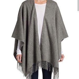 Gently used heather grey shawl
